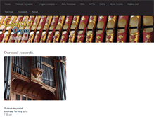 Tablet Screenshot of concertorgan.com